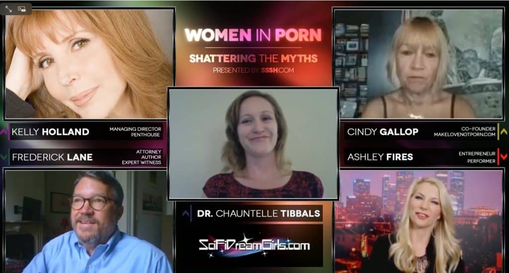 Dr. Chauntelle Tibbals, Ashley Fires, Cindy Gallop, Kelly Holland and Fred Lane joins us for a discussion about women in porn.